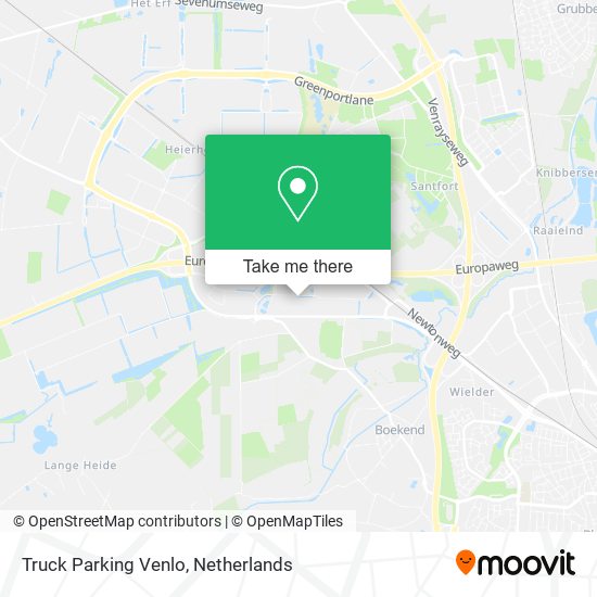 Truck Parking Venlo Karte