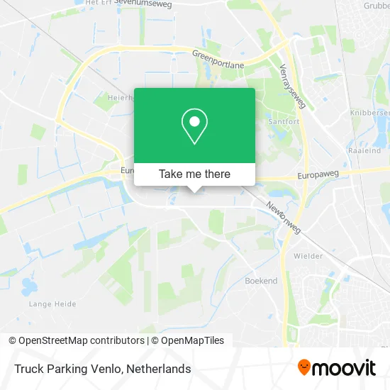 Truck Parking Venlo map