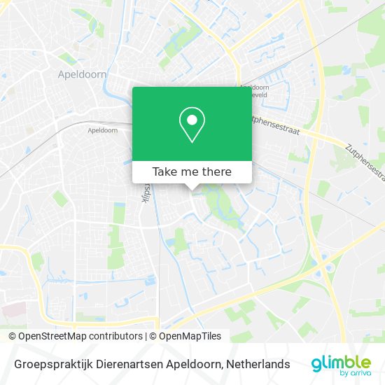 Groepspraktijk Dierenartsen Apeldoorn Karte