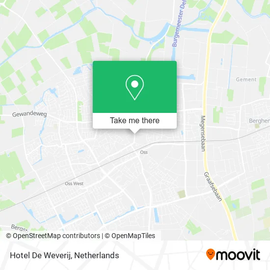 Hotel De Weverij map