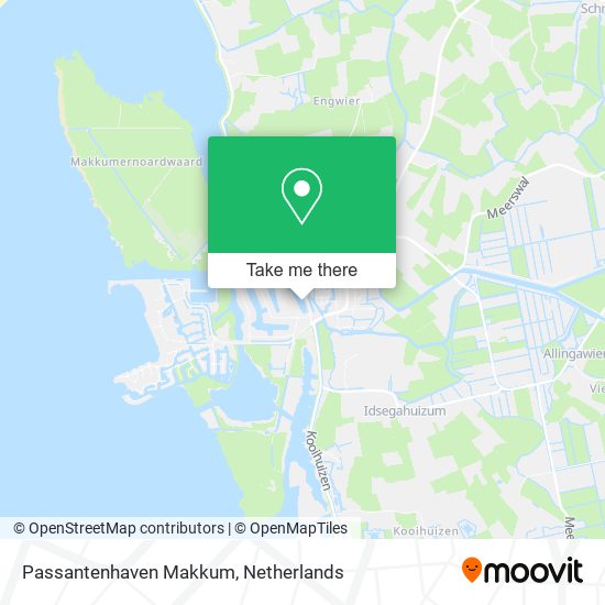 Passantenhaven Makkum Karte