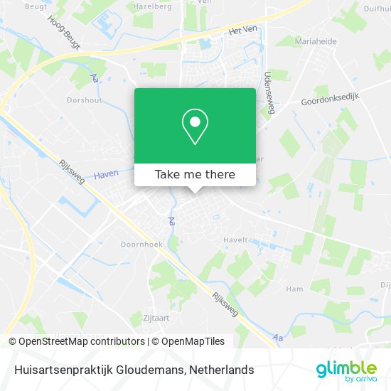 Huisartsenpraktijk Gloudemans map