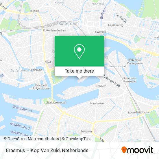 Erasmus – Kop Van Zuid map