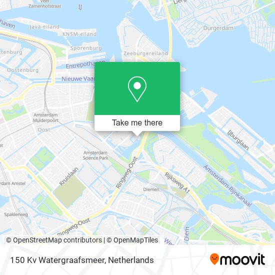 150 Kv Watergraafsmeer map