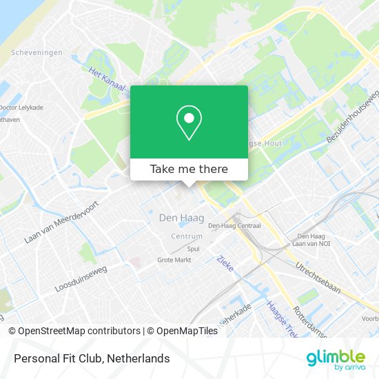 Personal Fit Club map