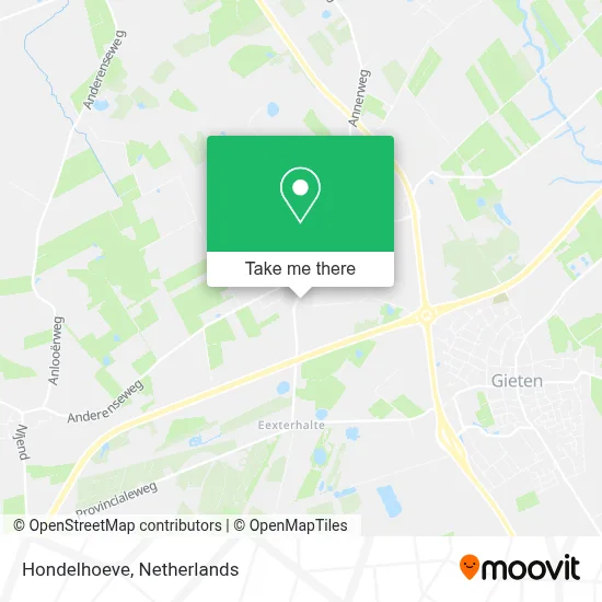 Hondelhoeve map