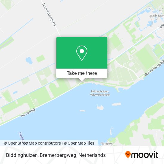 Biddinghuizen, Bremerbergweg map