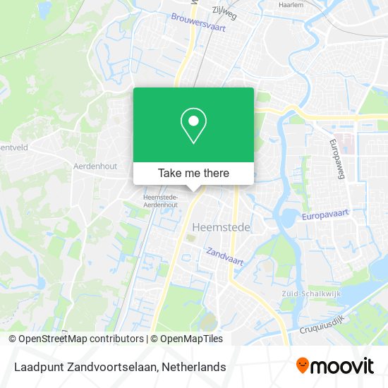 Laadpunt Zandvoortselaan map