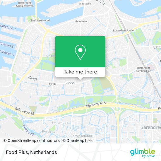 Food Plus map