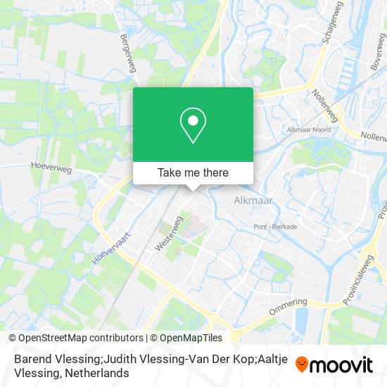 Barend Vlessing;Judith Vlessing-Van Der Kop;Aaltje Vlessing map