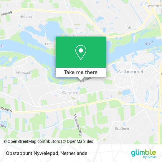 Opstappunt Nywelepad map