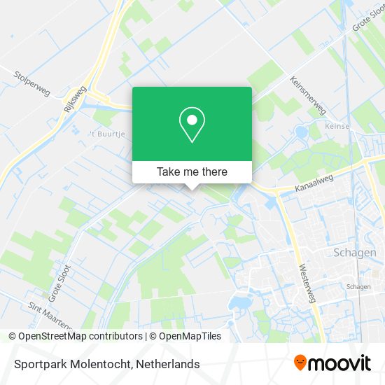 Sportpark Molentocht map