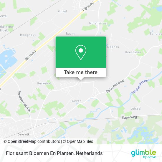 Florissant Bloemen En Planten Karte