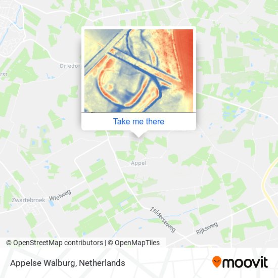 Appelse Walburg map