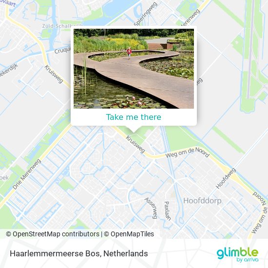 Haarlemmermeerse Bos Karte