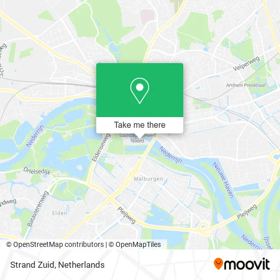 Strand Zuid Karte
