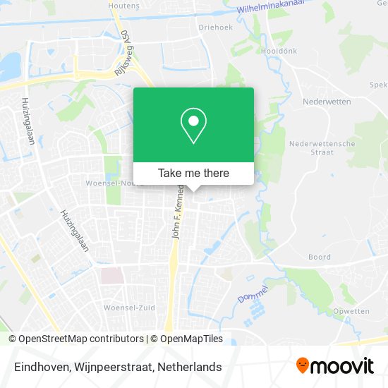 Eindhoven, Wijnpeerstraat map