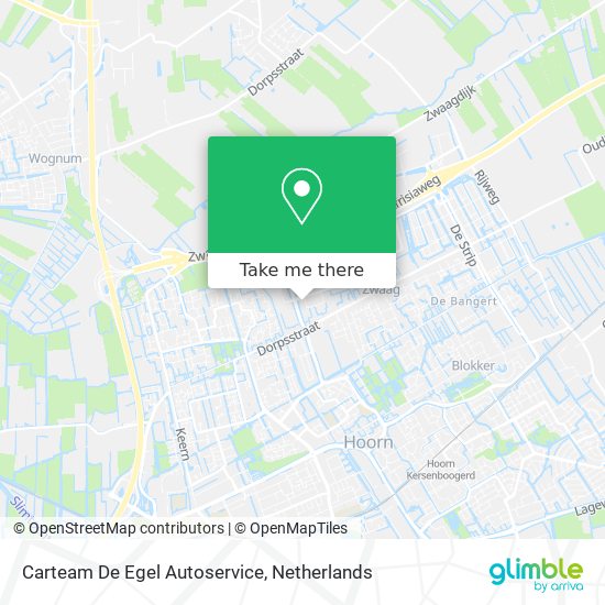 Carteam De Egel Autoservice map