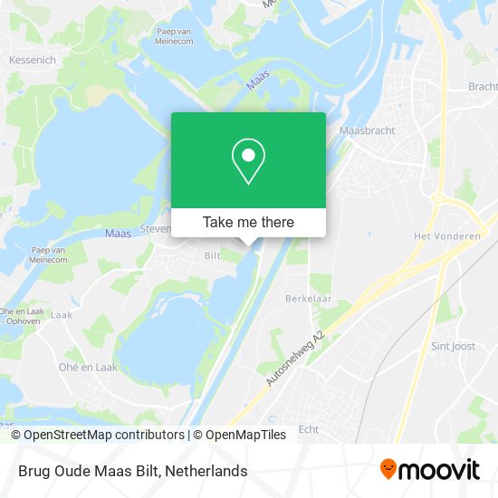 Brug Oude Maas Bilt map