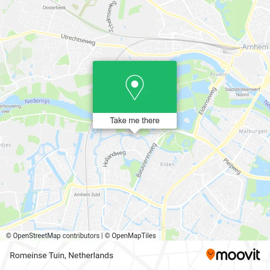 Romeinse Tuin map