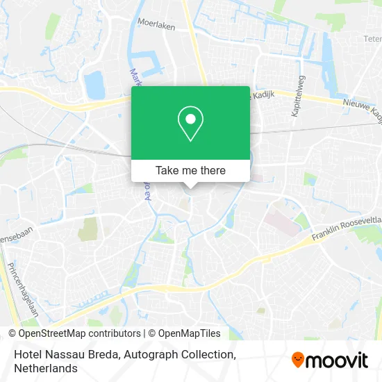 Hotel Nassau Breda, Autograph Collection map