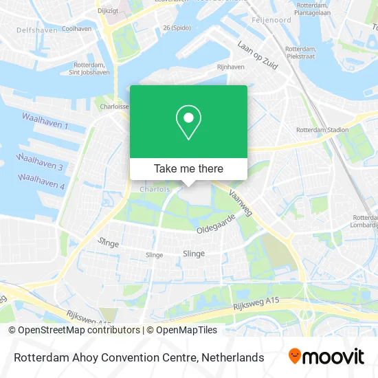 Rotterdam Ahoy Convention Centre map