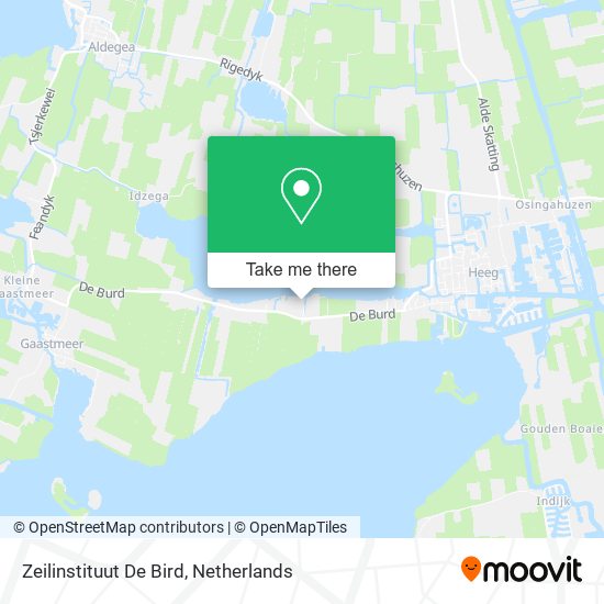 Zeilinstituut De Bird map