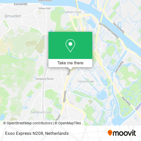 Esso Express N208 map