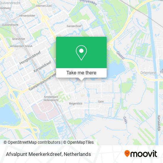 Afvalpunt Meerkerkdreef map