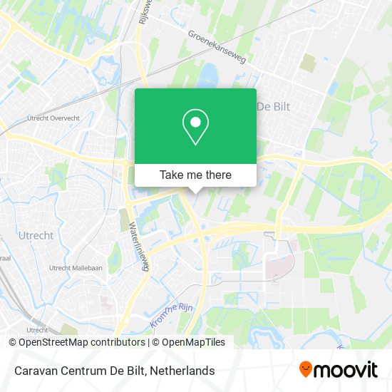 Caravan Centrum De Bilt map