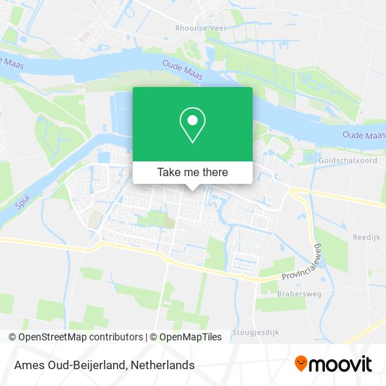 Ames Oud-Beijerland map