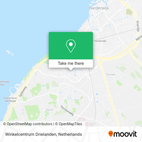 Winkelcentrum Drielanden map