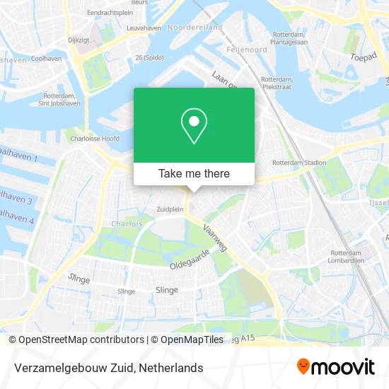 Verzamelgebouw Zuid map