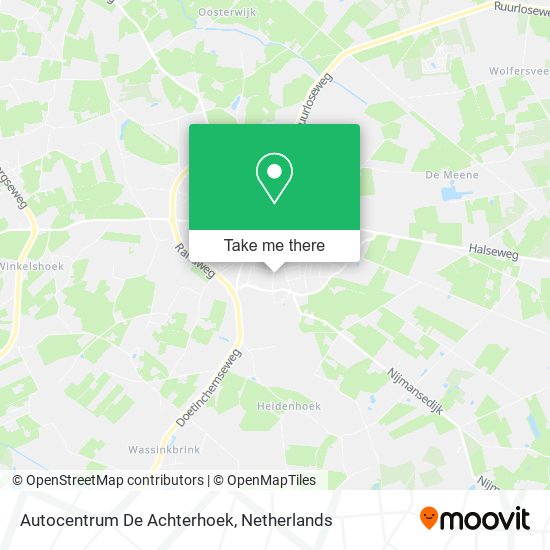 Autocentrum De Achterhoek Karte