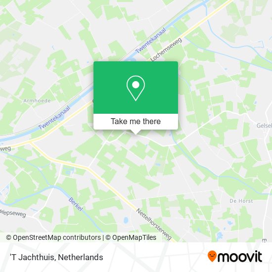 'T Jachthuis map