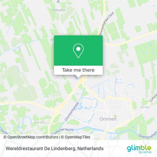 Wereldrestaurant De Lindenberg map