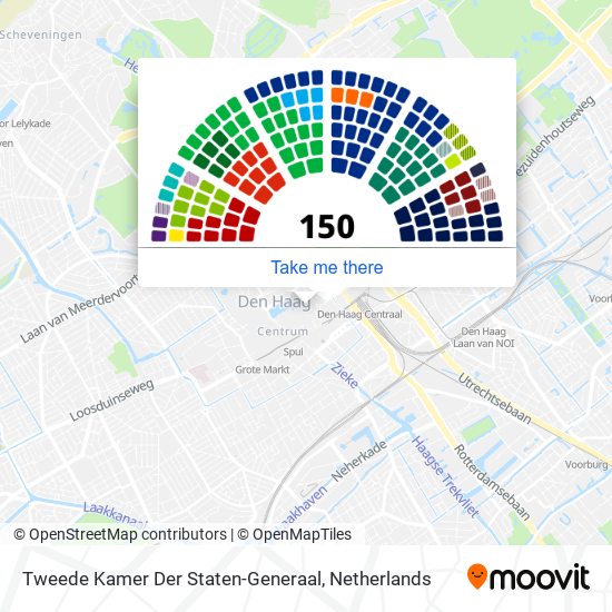 Tweede Kamer Der Staten-Generaal Karte