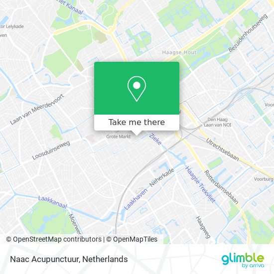 Naac Acupunctuur map