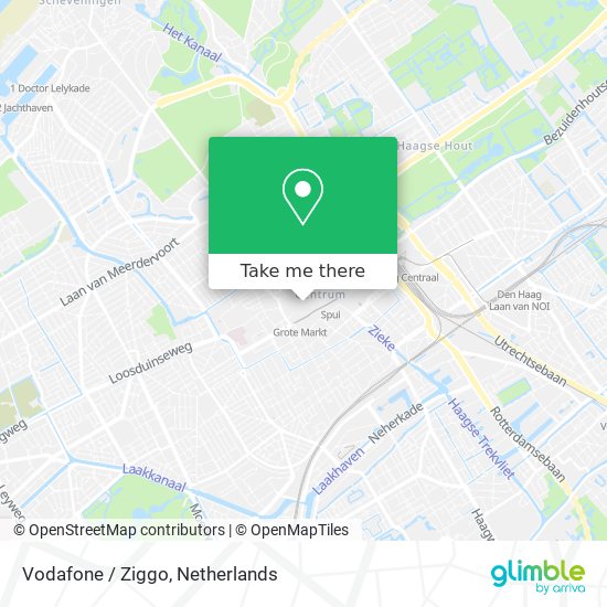 Vodafone / Ziggo map