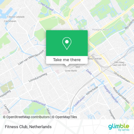 Fitness Club map