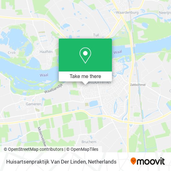 Huisartsenpraktijk Van Der Linden map