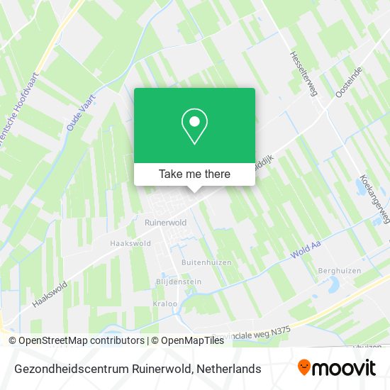 Gezondheidscentrum Ruinerwold map