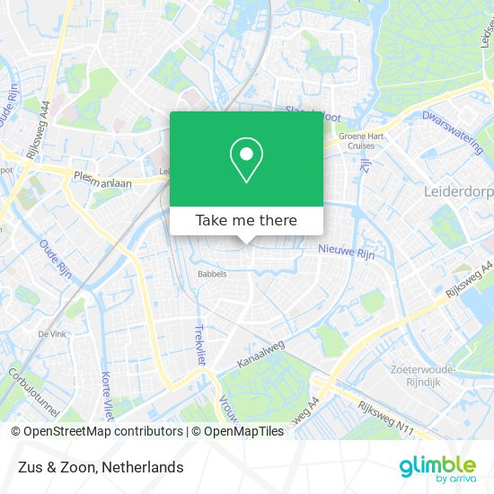 Zus & Zoon map