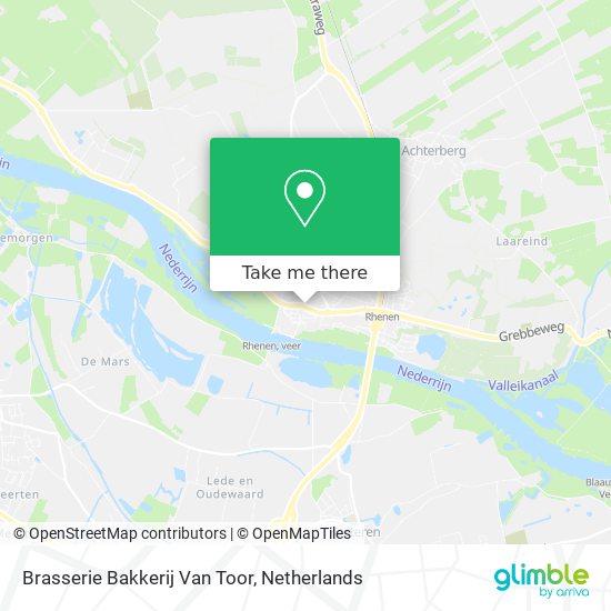 Brasserie Bakkerij Van Toor map