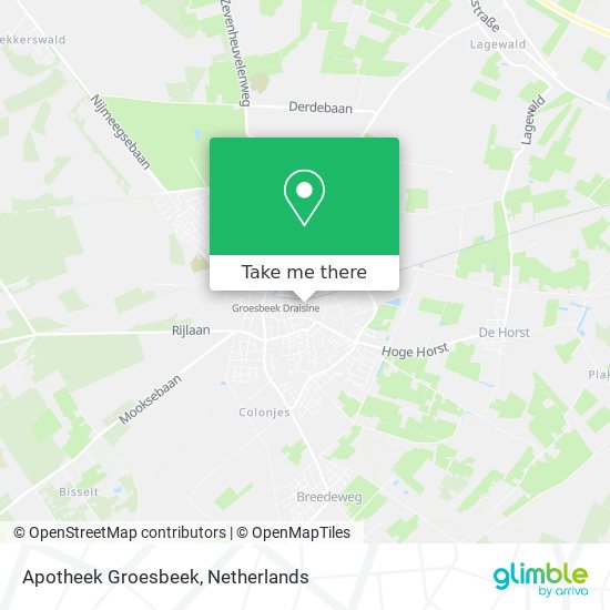 Apotheek Groesbeek map