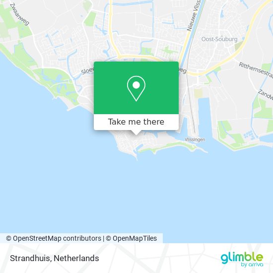 Strandhuis map