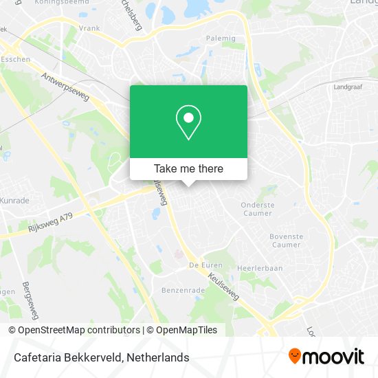 Cafetaria Bekkerveld map