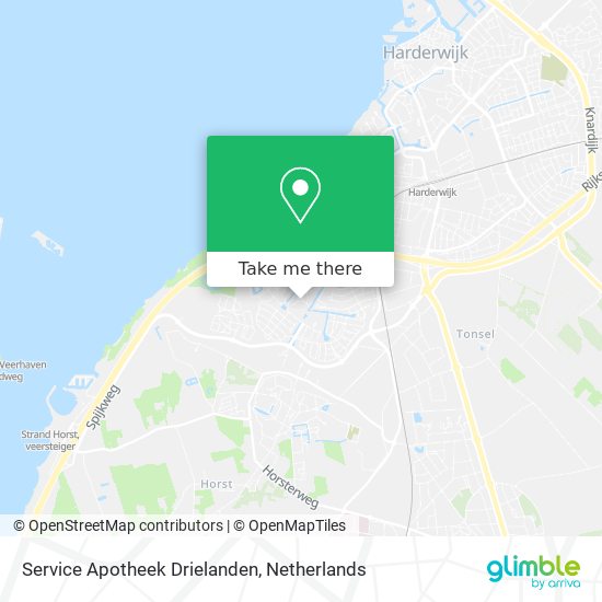 Service Apotheek Drielanden map
