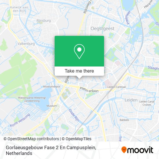 Gorlaeusgebouw Fase 2 En Campusplein map