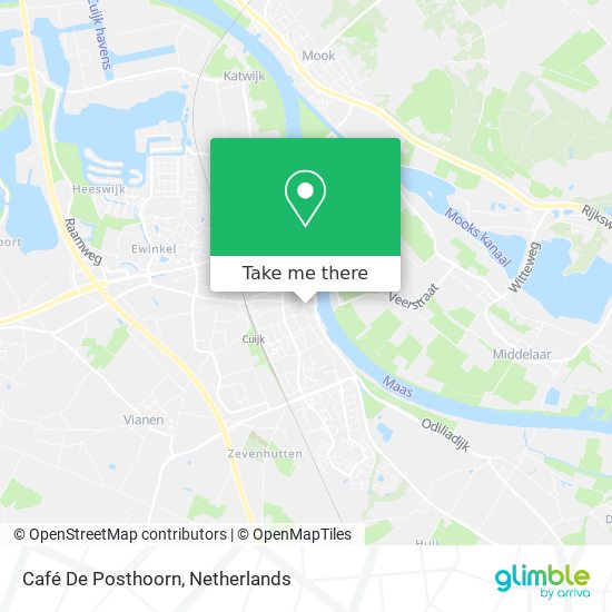 Café De Posthoorn map